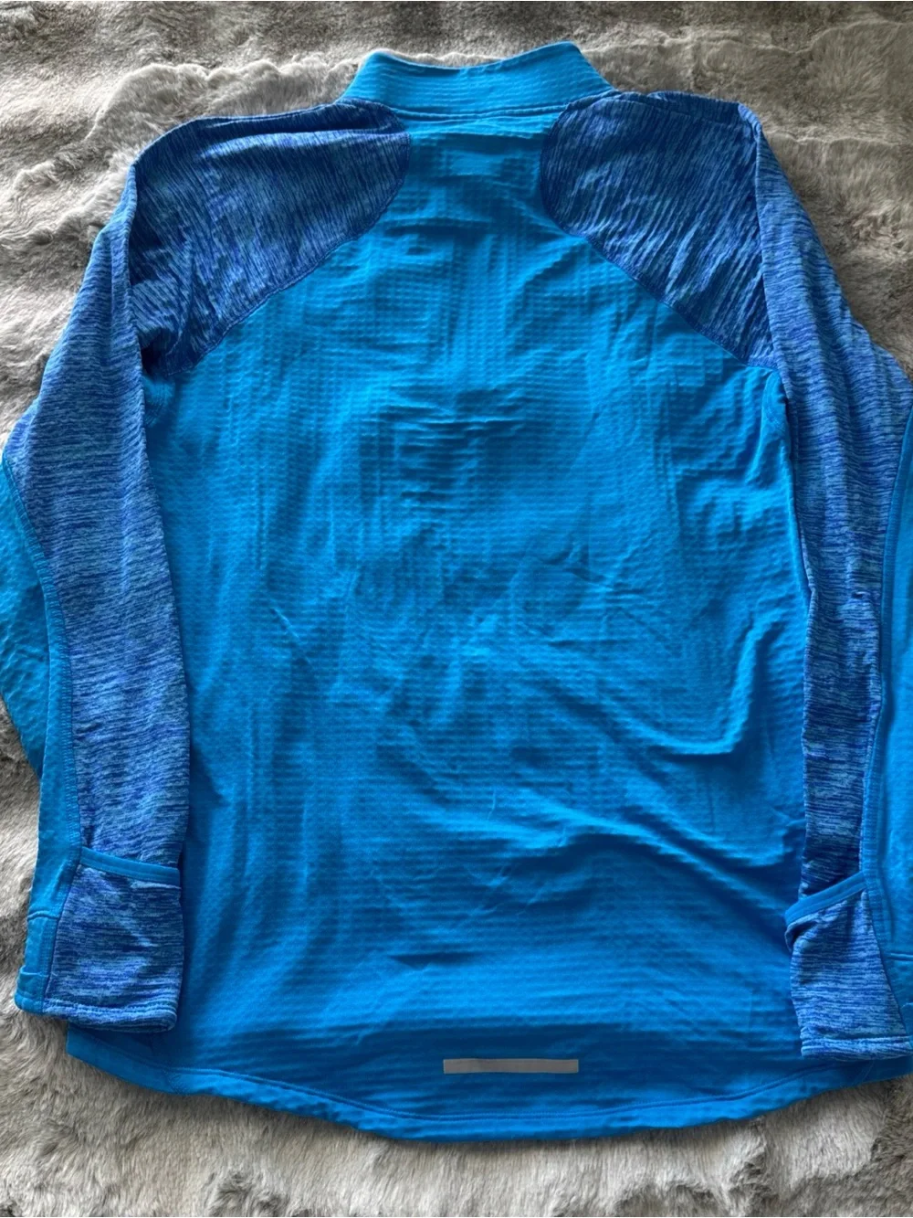 Nike Running Dri-FitLong Sleeve Blue Shirt Women’s Size Medium-0465